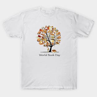 World Book Day Funny Bookworm T-Shirt